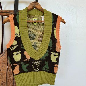 Vintage Vest Y2K Miss Sixty Italy wool size S